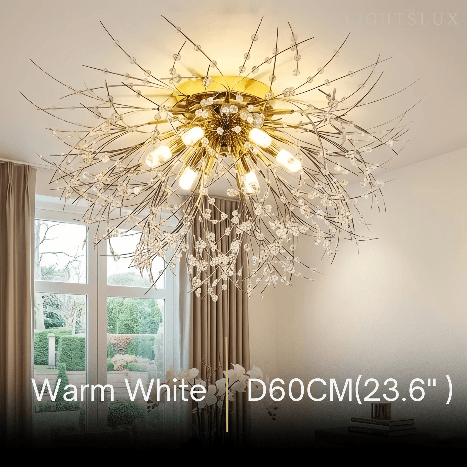 Excelis Art Deco Metal Ceiling Light