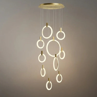 Excelis_Luxury_Layered_Ring_Chandelier