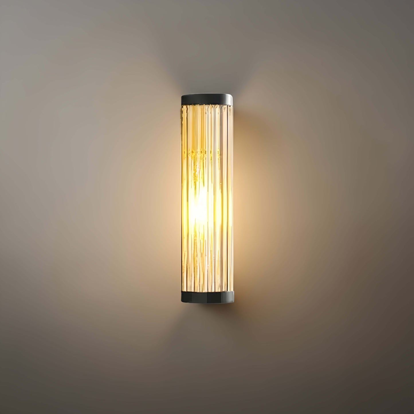 Irondale Modern Black LED Outdoor Wall Sconce – Waterproof Light for Garden/Courtyard