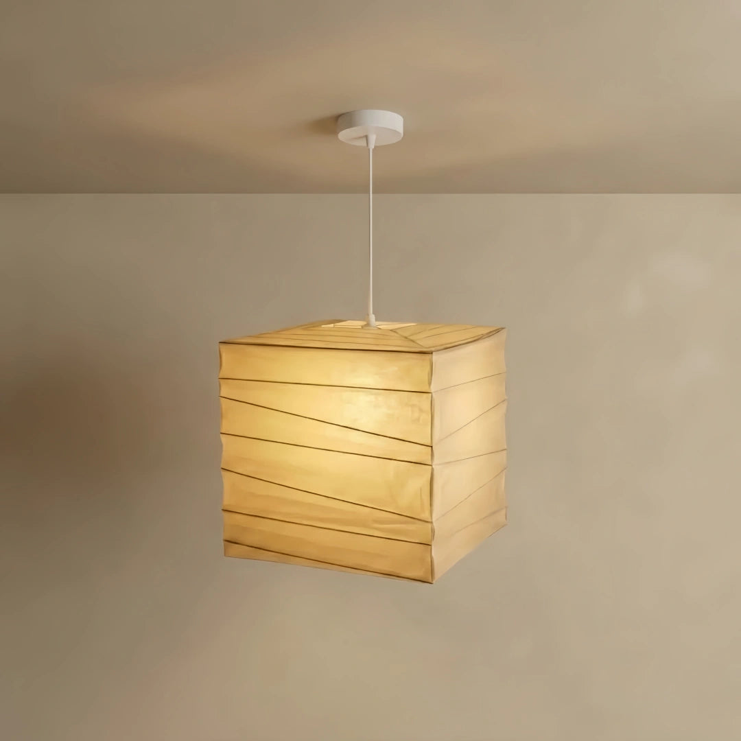 Zenno Wabi-sabi  Lantern Pendant Light——Ambient Light For Dining & Study