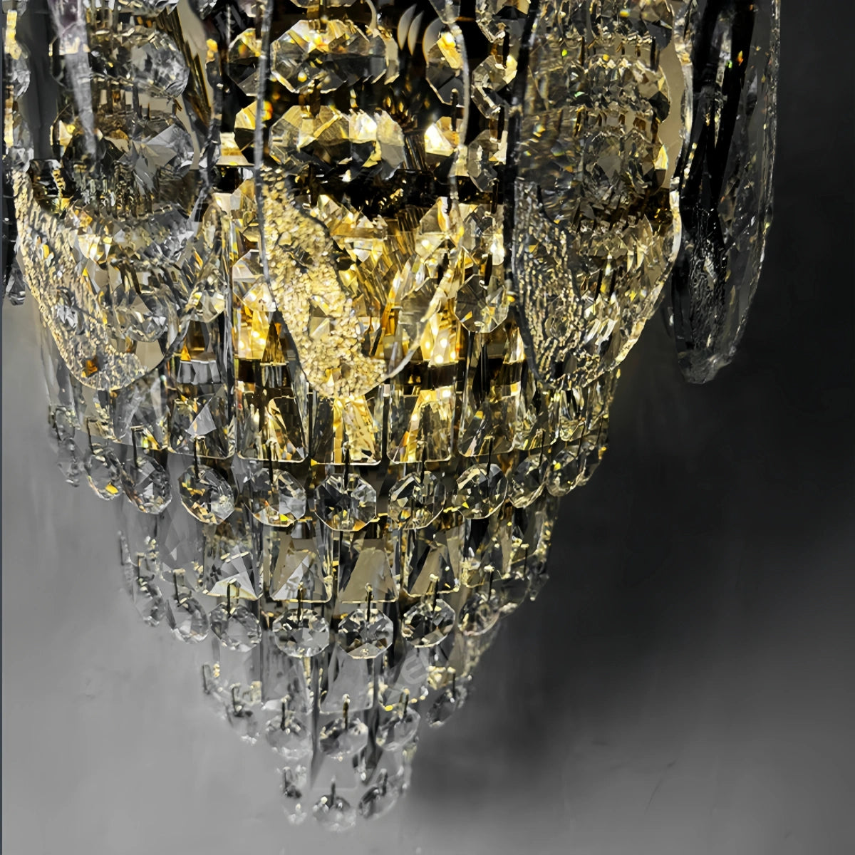 Velora Italian Luxury Wall Lamp--Crystal Shade Wall Lamp for Bedroom
