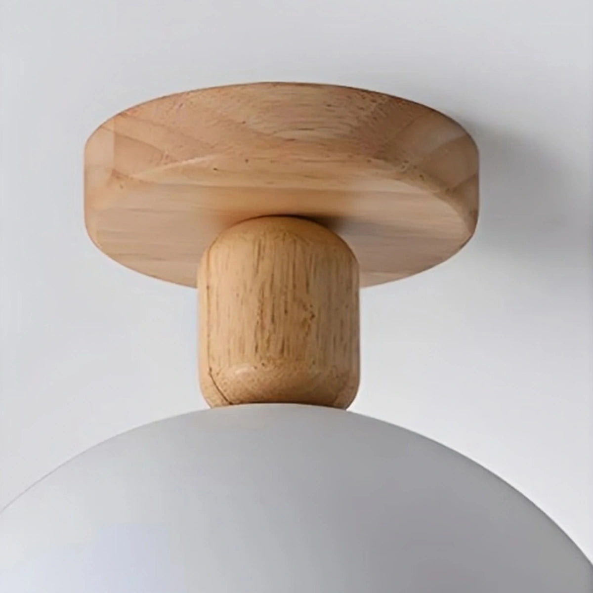 Morandia Modern Dome/Bowl Ceiling Light – 5 Color Metal/Wood for Corridor