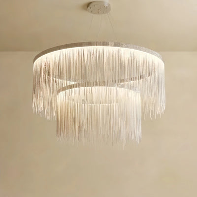 Velora Royal Pendant Light –Gold/Satin Nickel Metal Finish for Living Room
