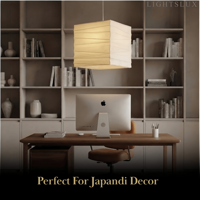 Zenno Wabi-sabi  Lantern Pendant Light——Ambient Light For Dining & Study