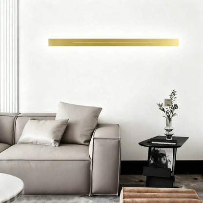 Arcato Minimalist LED Wall Lamp – Black/Gold for Bedroom