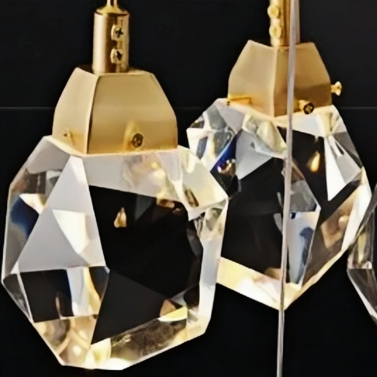 Luxury Crystal Chandelier - Shimmering Fixture for Dining Room & Grand Interiors