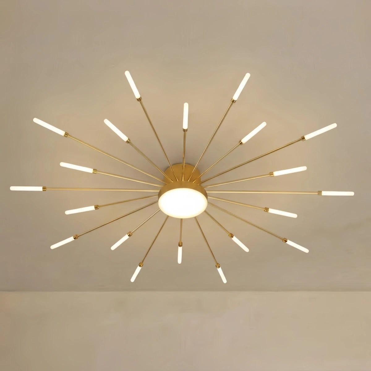 Nebula Modern Firework Ceiling Light –  Gold/Black for Bedroom Dining Room Living Room