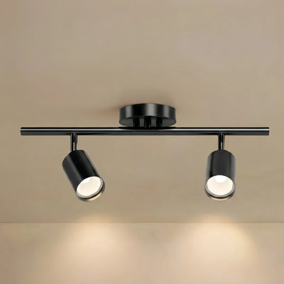 Arcato Minimalist Linear Track Light – Brushed Gold/Matte Black for Living/Study Room