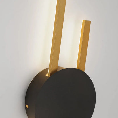 Modern Wall Lamp Metal Linear Living Room