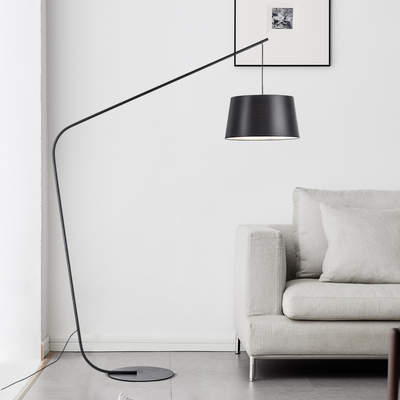 Velora Modern Black Floor Lamp