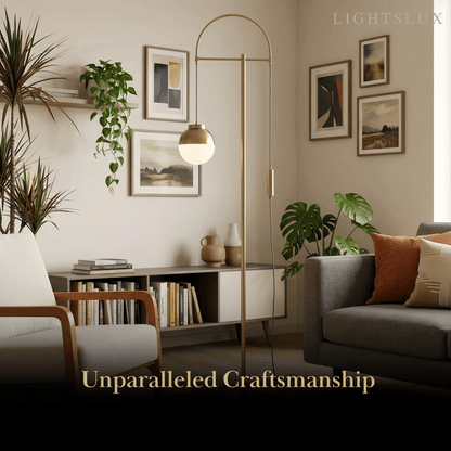 Velora Modern Gold Floor Lamp