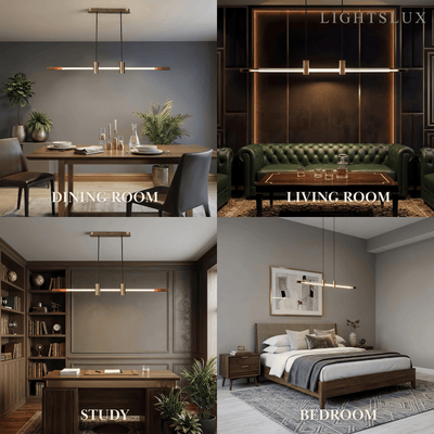 Arcato Modern Metal & Acrylic Pendant Light 