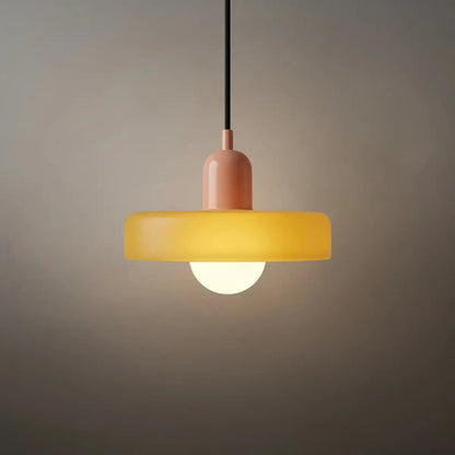 Morandia Nordic Pendant Light - Round Glass Shade for Living/Dining Room