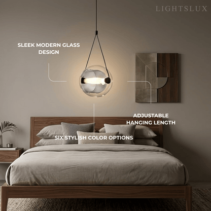 Morandia Modern Minimalist Glass Pendant Light