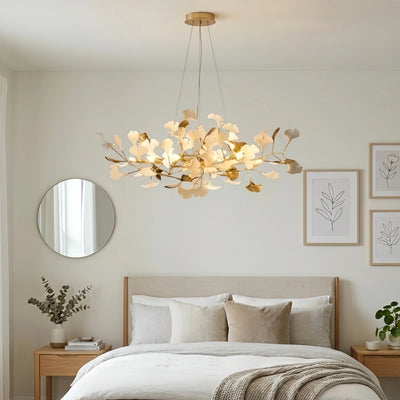 Excelis Art Deco Chandelier – Ceramic Design for Dining Room Living Room