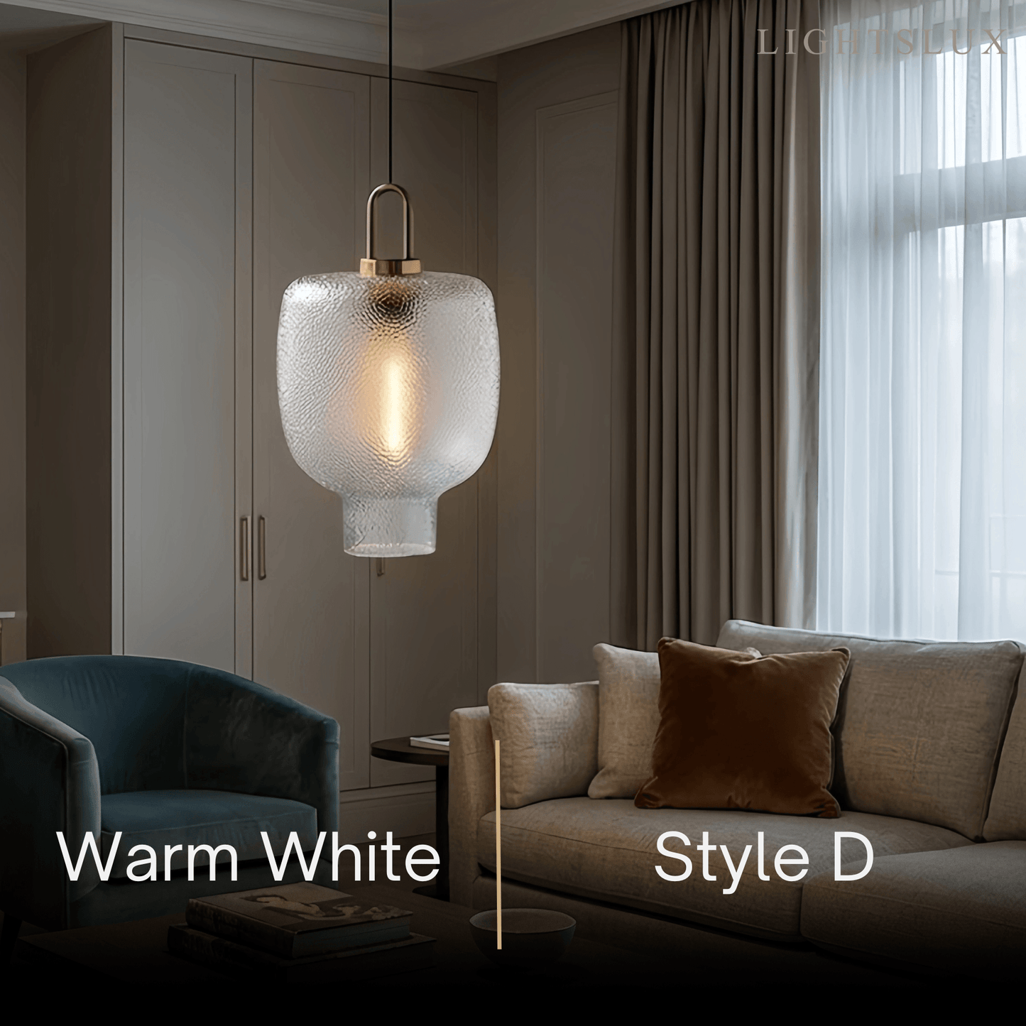 Vetro Industrial Glass Bottle Pendant Light