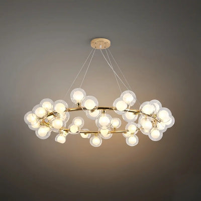 Nebula Modern Gold Chandelier