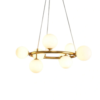 Chandelier - Metal Frame with Bubble Design for Living Room