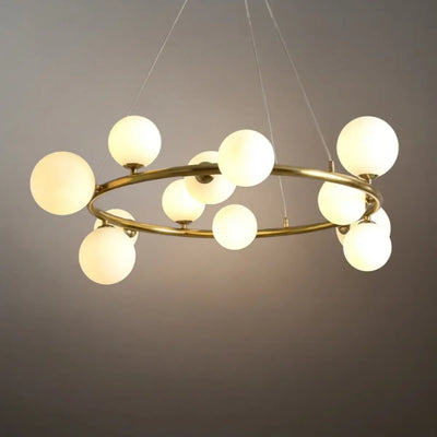 Chandelier - Metal Frame with Bubble Design for Living Room
