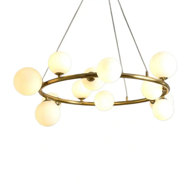 Chandelier - Metal Frame with Bubble Design for Living Room