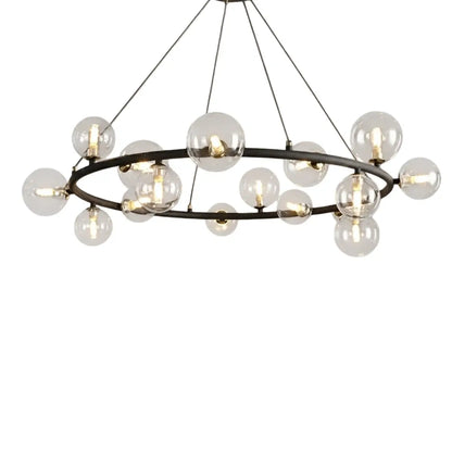 Chandelier - Metal Frame with Bubble Design for Living Room