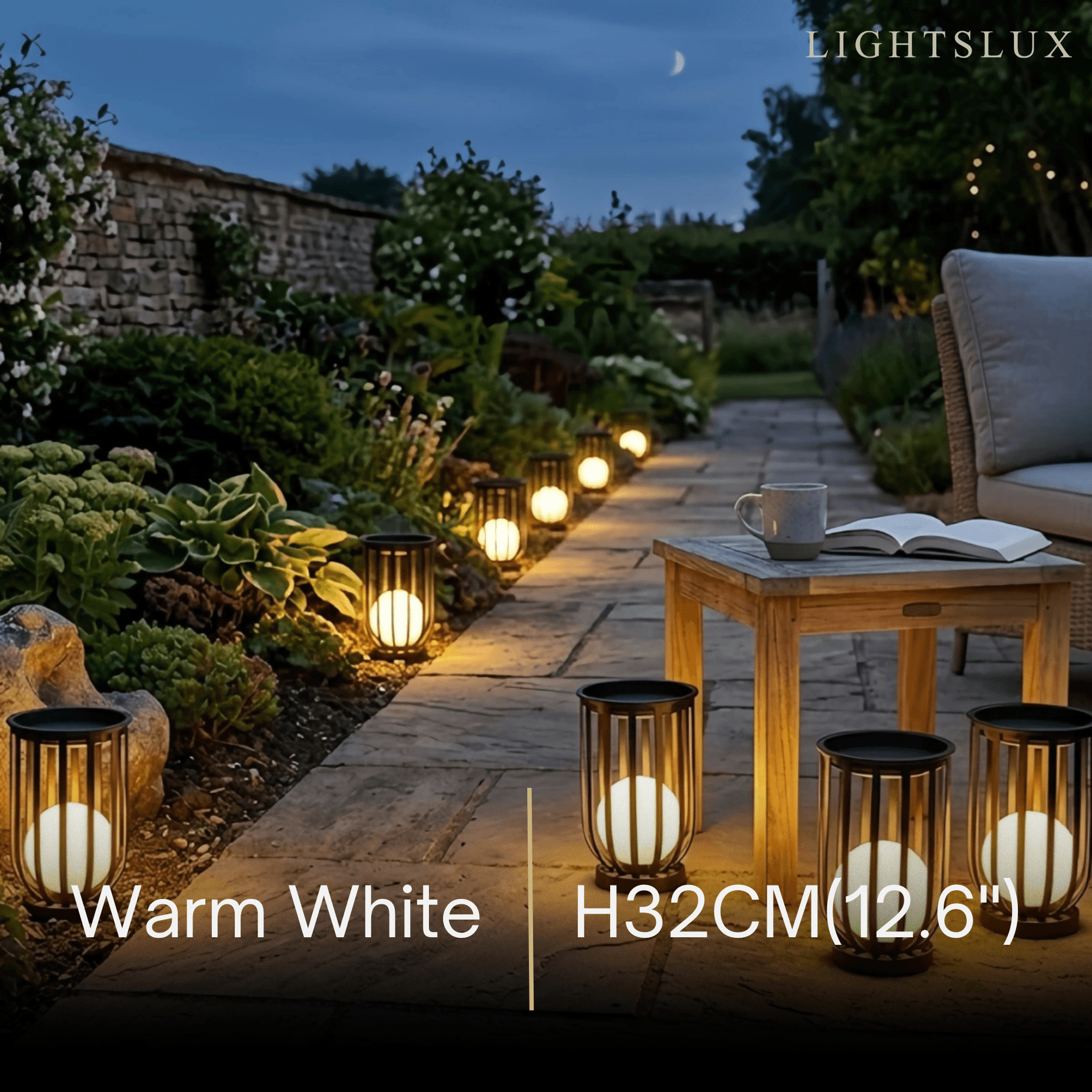 Arcato Modern Black Outdoor Floor Lamp