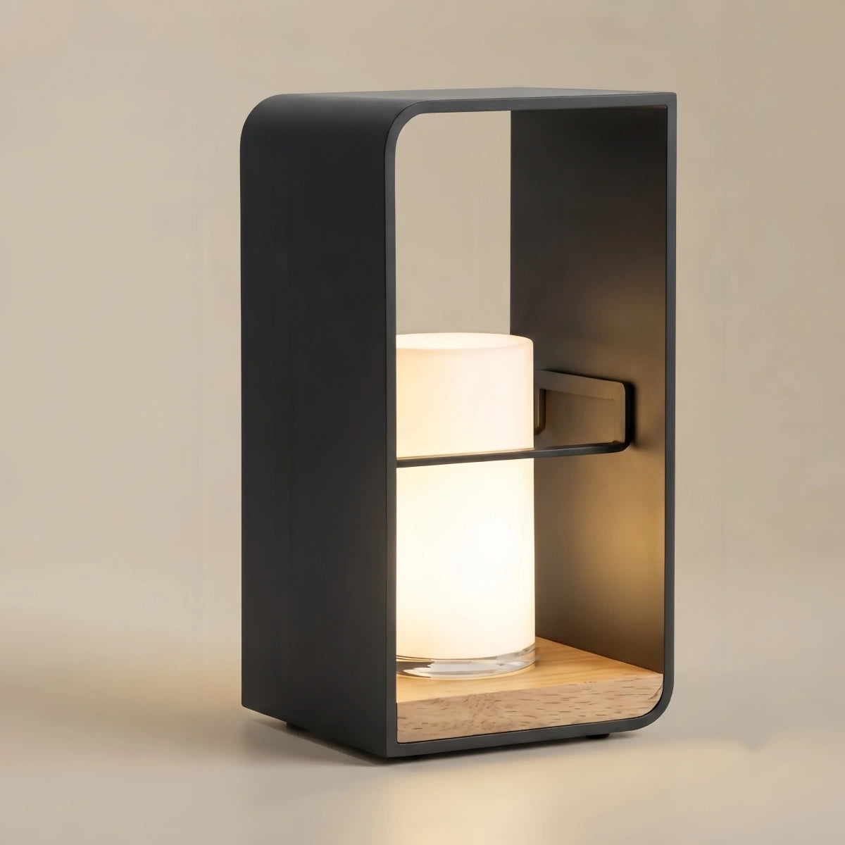 Irondale Modern Solar-Powered Outdoor Path Light -- Candle-Style for Garden