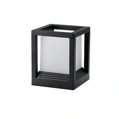 Arcato Modern Square Outdoor Pillar Light