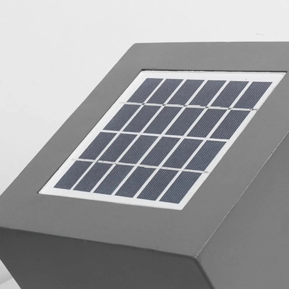 Arcato Modern Square Outdoor Pillar Light 