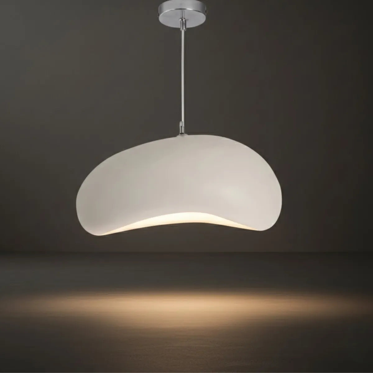 Bread-Shaped Pendant Light – Resin/Acrylic in 4 Colors for Dining Room