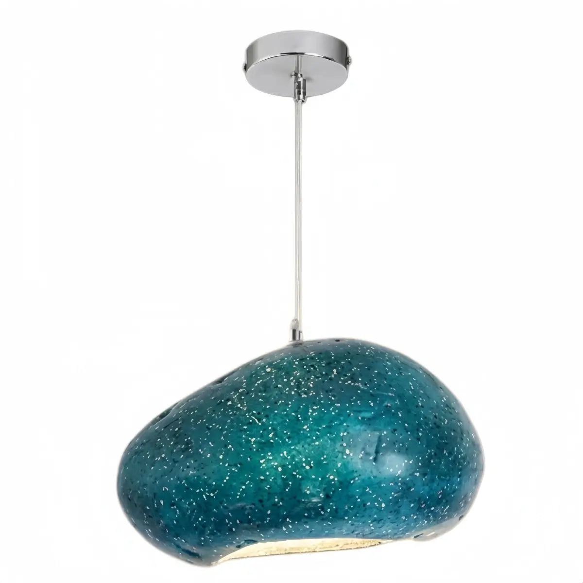 Morandia Art Deco Blue Pendant Light
