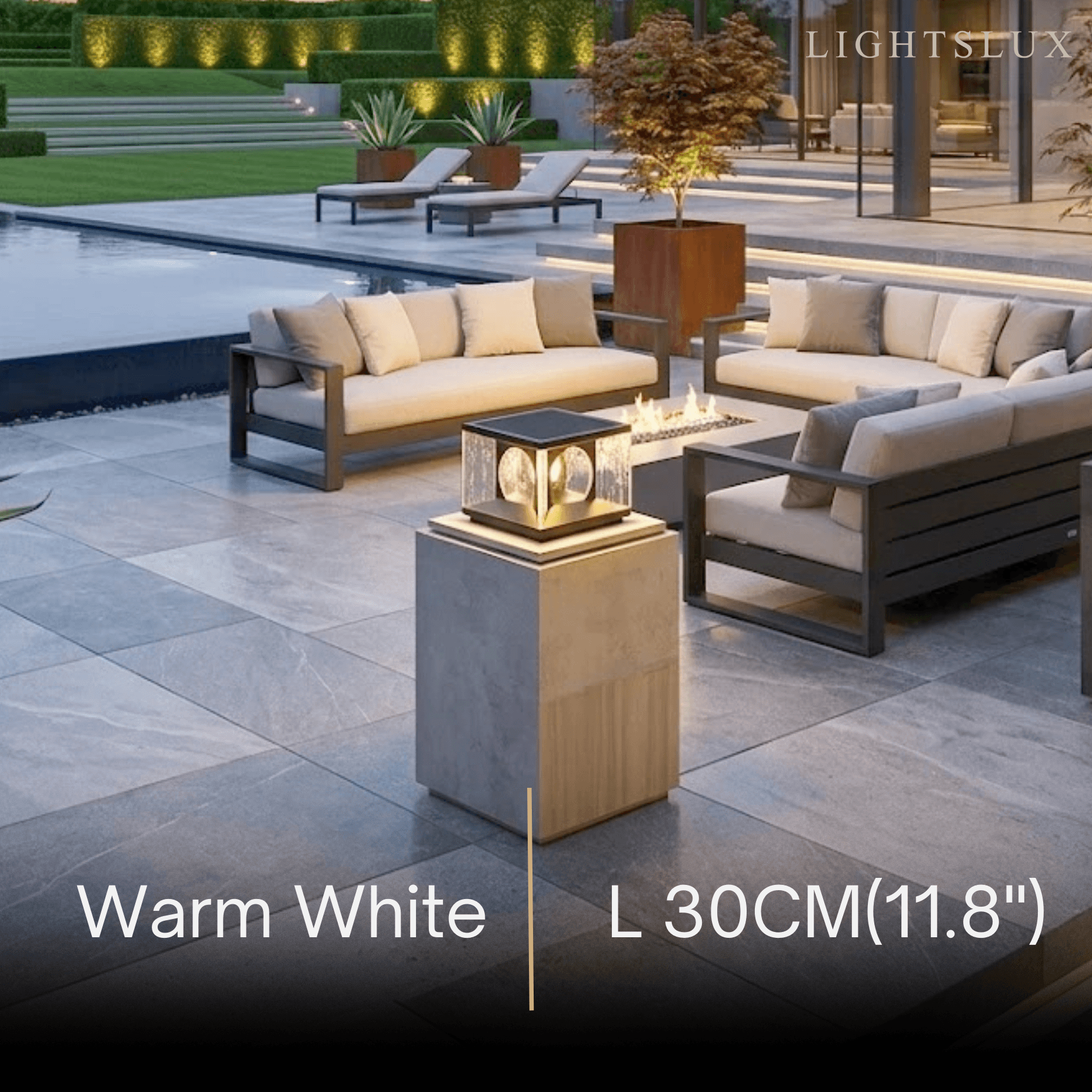 Arcato Art Deco Square Pillar Light 