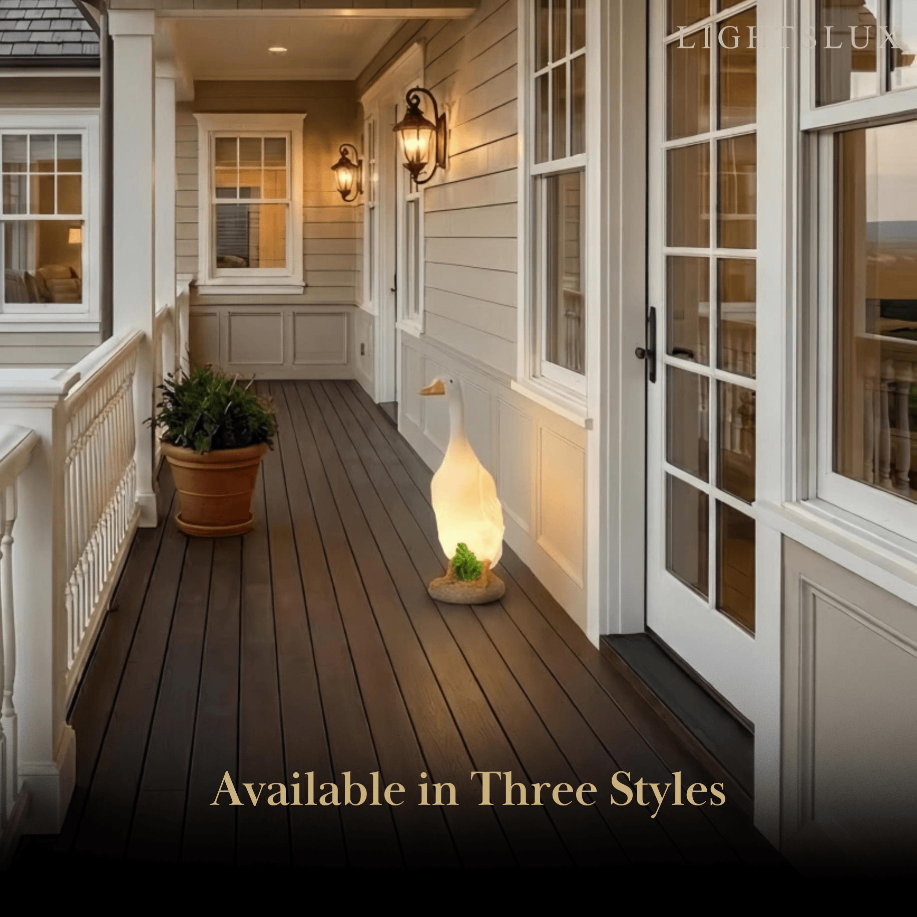 Vivara Art Deco Outdoor Floor Lamp