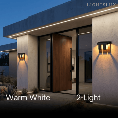 Irondale Modern Geometric Outdoor Wall Lamp