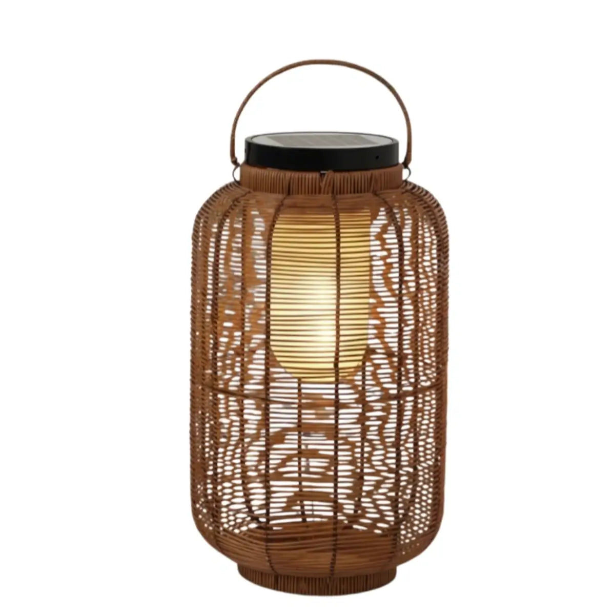 Farmhouse_Floor_Lamp_-Metal_Rattan_Lantern_in_Natural_Wood_Color_Garden
