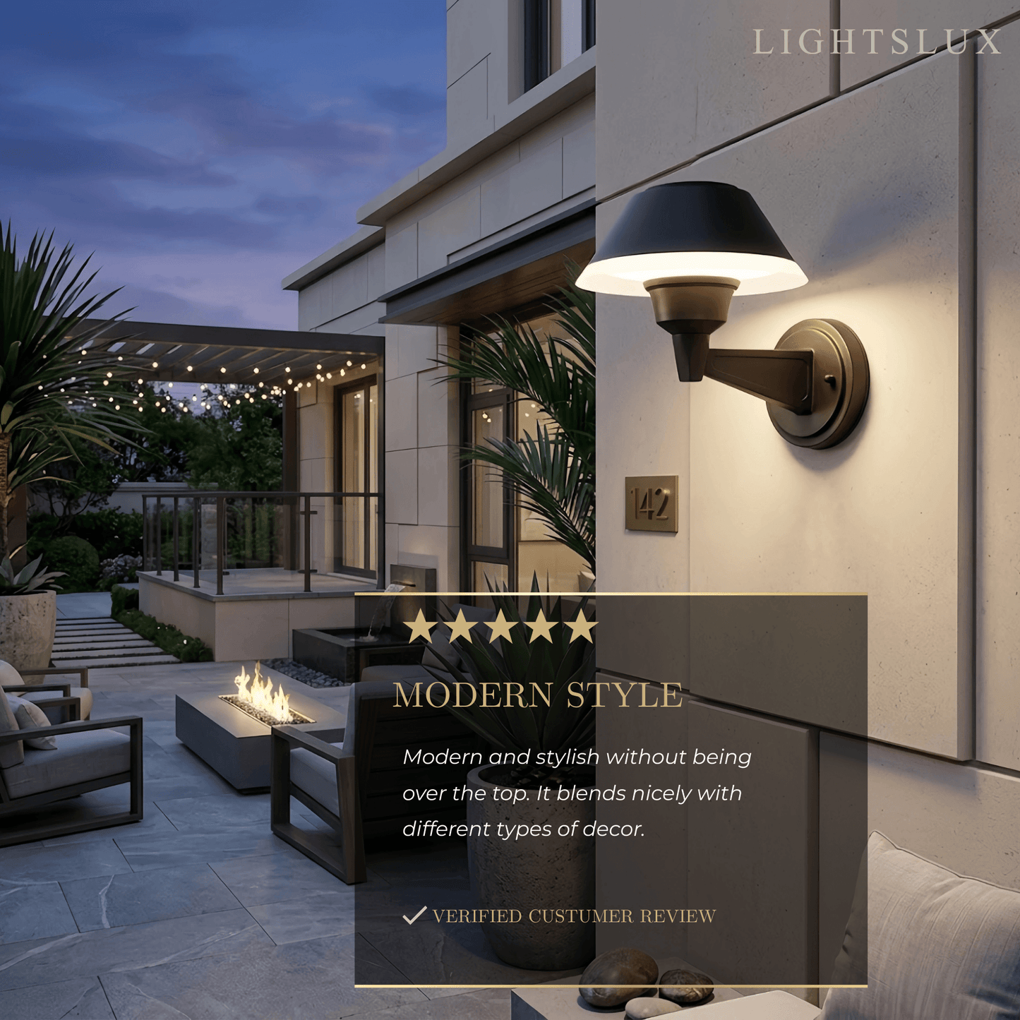 Irondale Vintage Outdoor Wall Lamp