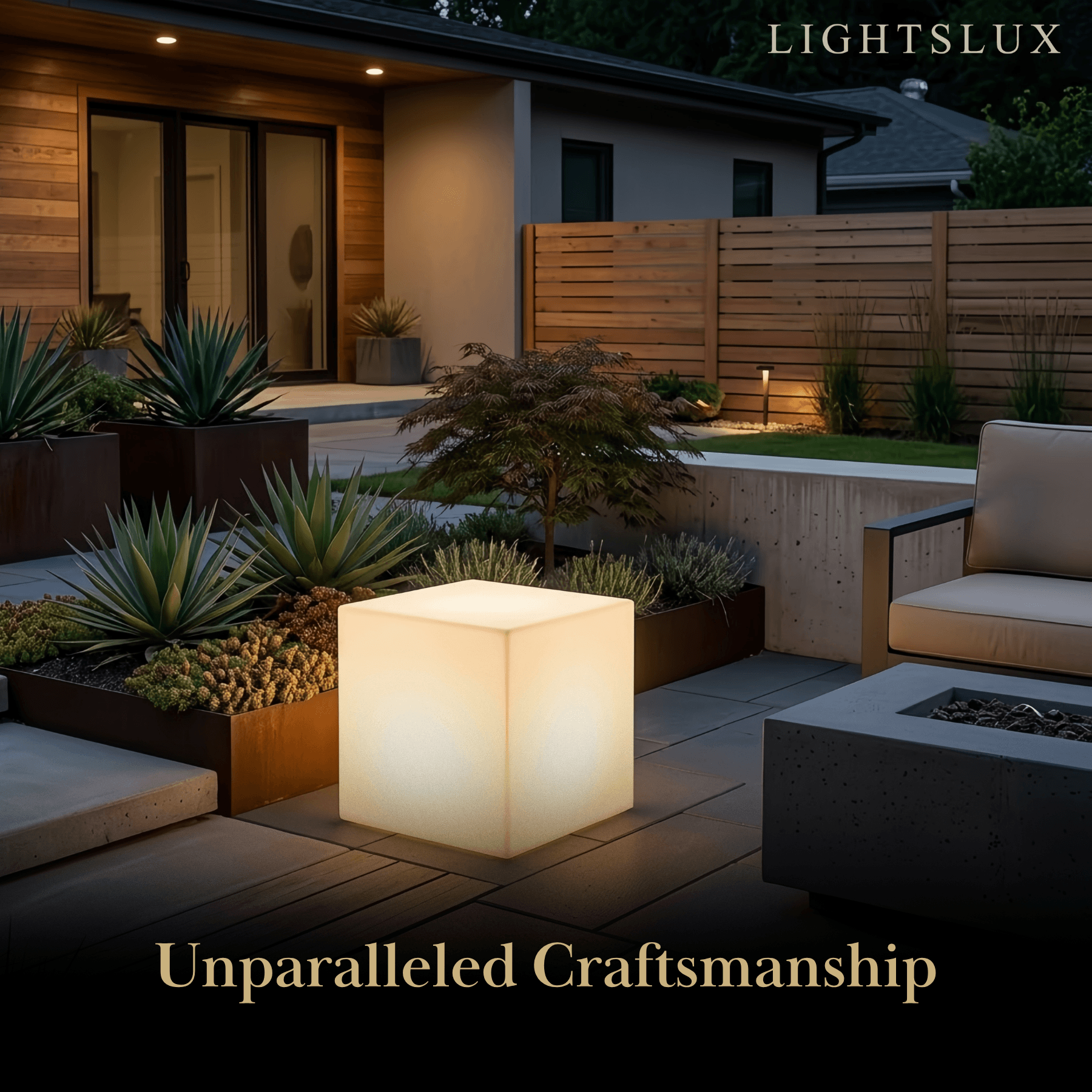 Arcato Modern Outdoor Floor Lamp