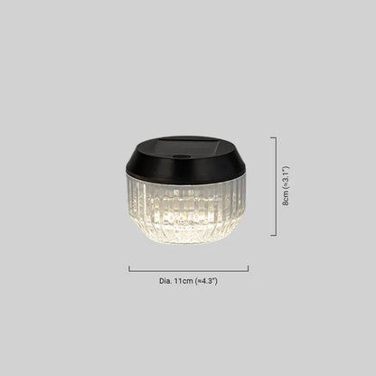 Irondale Modern Solar Pathway Lights - Black