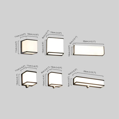 Modern Solar LED Outdoor Wall Lamp – Waterproof Sensor Light