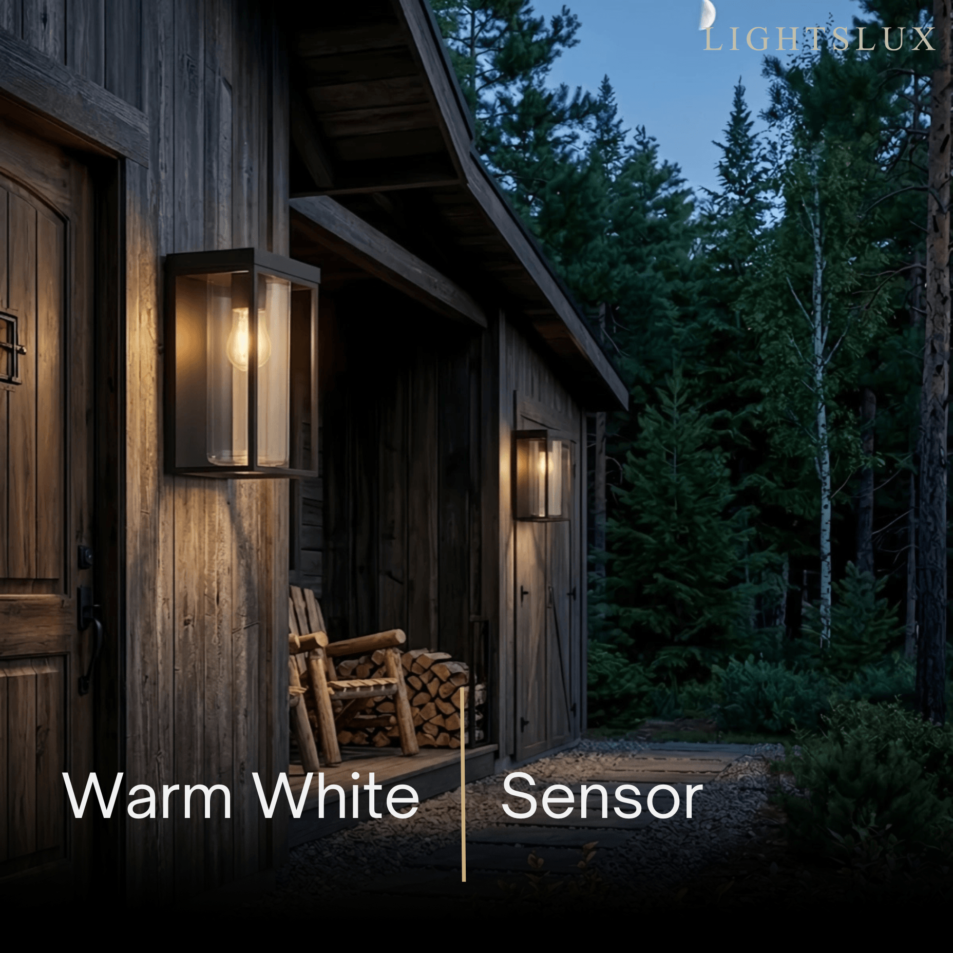 Irondale Modern Rectangular Solar Wall Lamp with Sensor – Black Metal/Glass Outdoor
