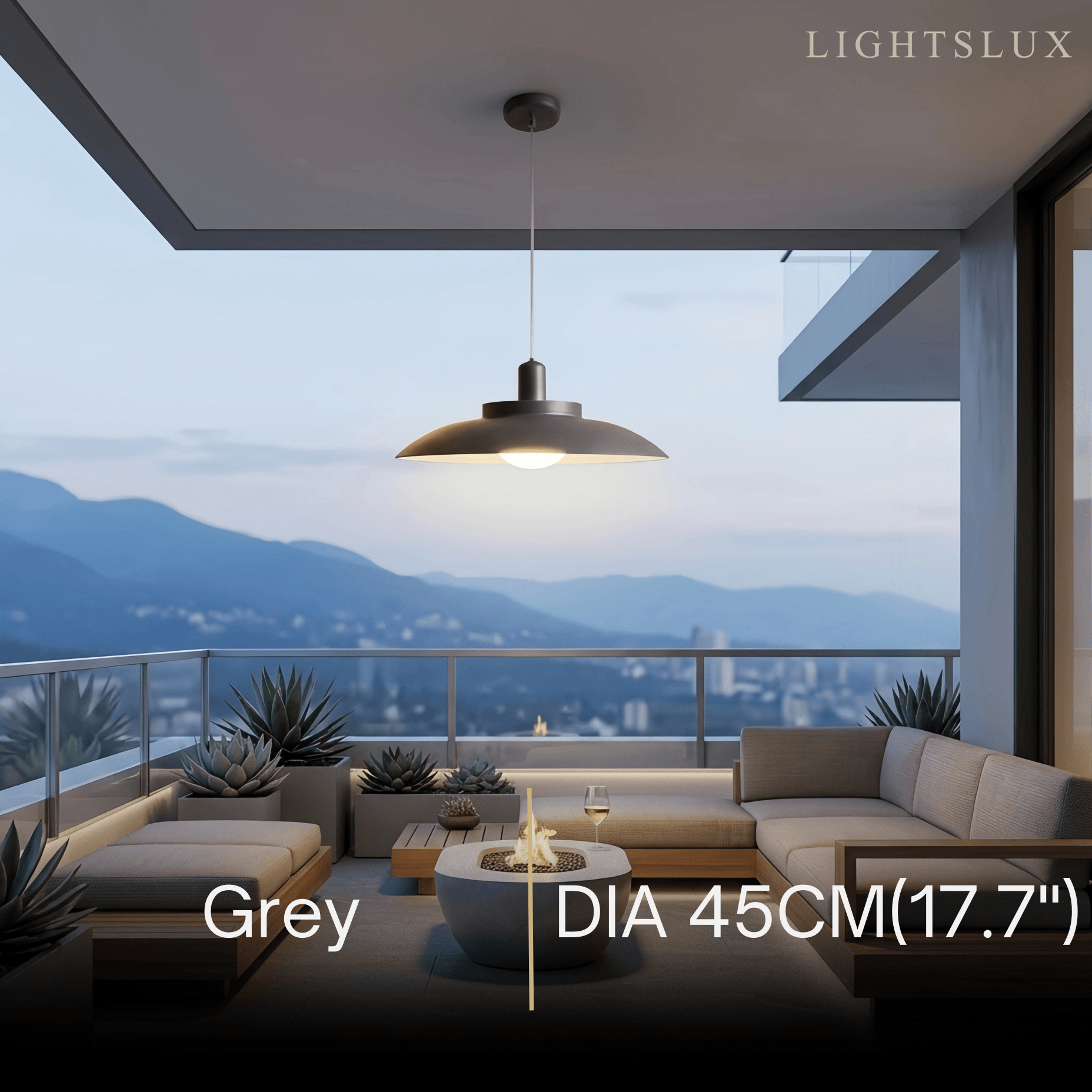 Irondale Modern Outdoor Pendant Ligh