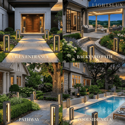Modern Rectangular Pathway Light