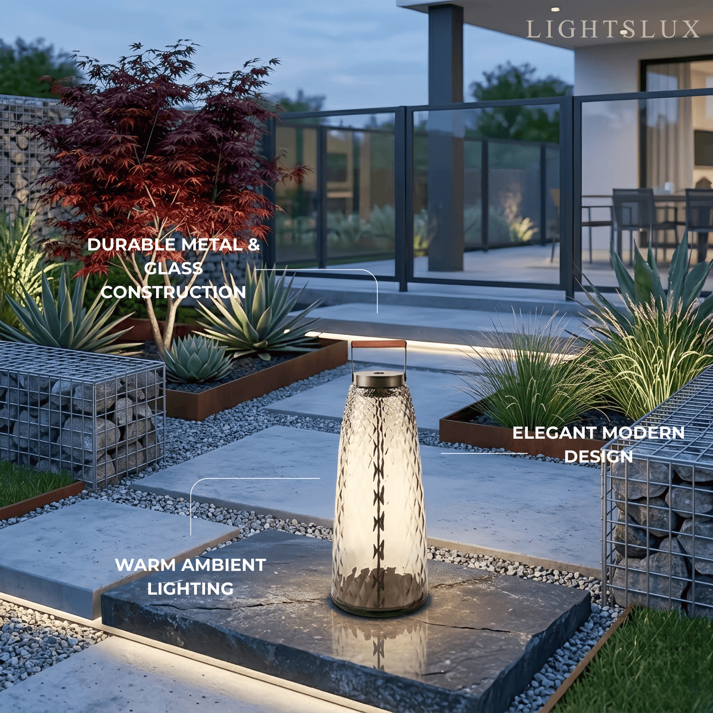 Irondale Vintage Outdoor Floor Lamp