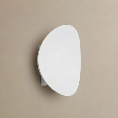 Velora Minimalist Pebble Outdoor Wall Lamp - Black/Grey Metal/Acrylic for Patio12