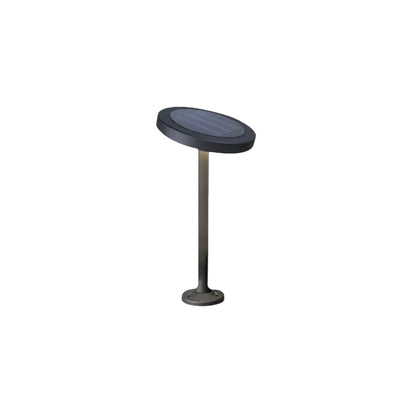 Minimalist Solar Pathway Light – Black Metal