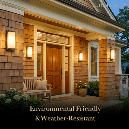 Modern Rectangular Outdoor Wall Lamp