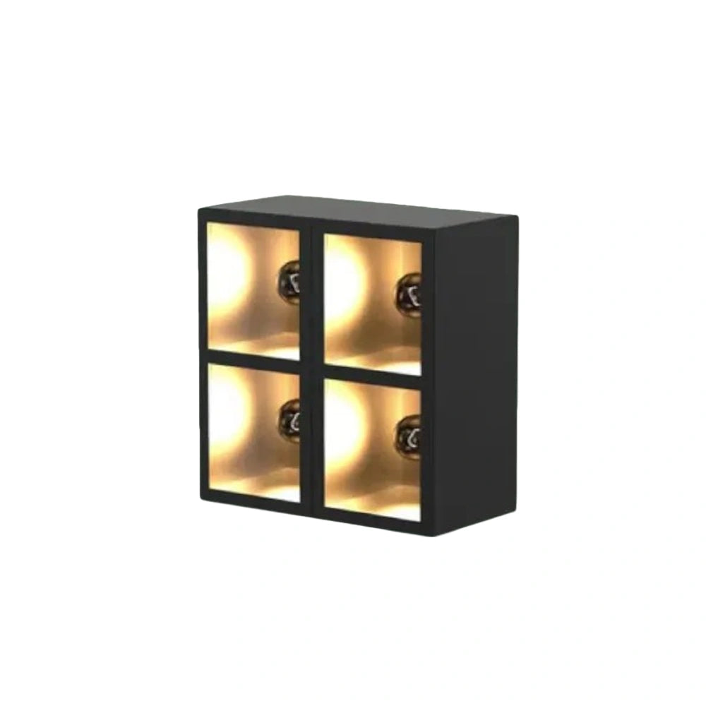 Industrial Outdoor Wall Lamp - Black