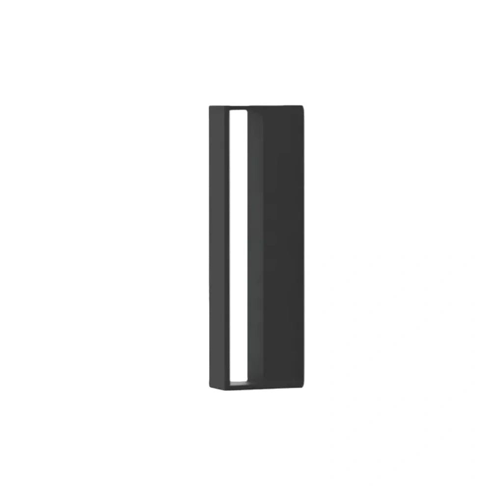 Modern Rectangular Outdoor Wall Lamp – Metal Sensor