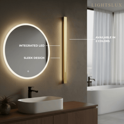 Arcato Minimalist LED Wall Lamp – Black/Gold for Bedroom