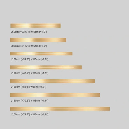 LED Wall Lamp – Black/Gold for Bedroom